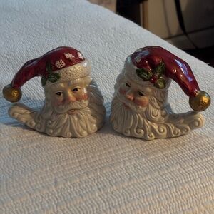 Vintage Avon Santa Claus Ceramic Salt and Pepper Shakers